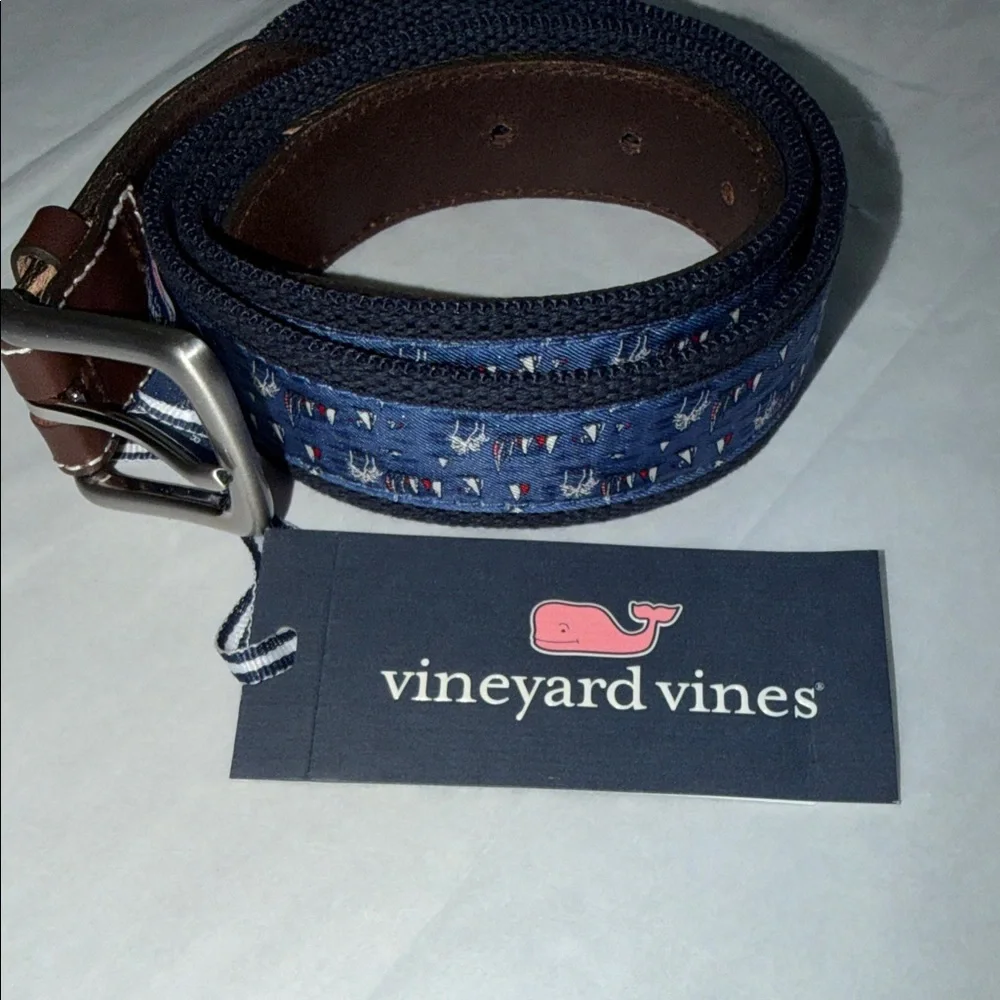 Vineyard Vines Key West Sailing Canvas Belt